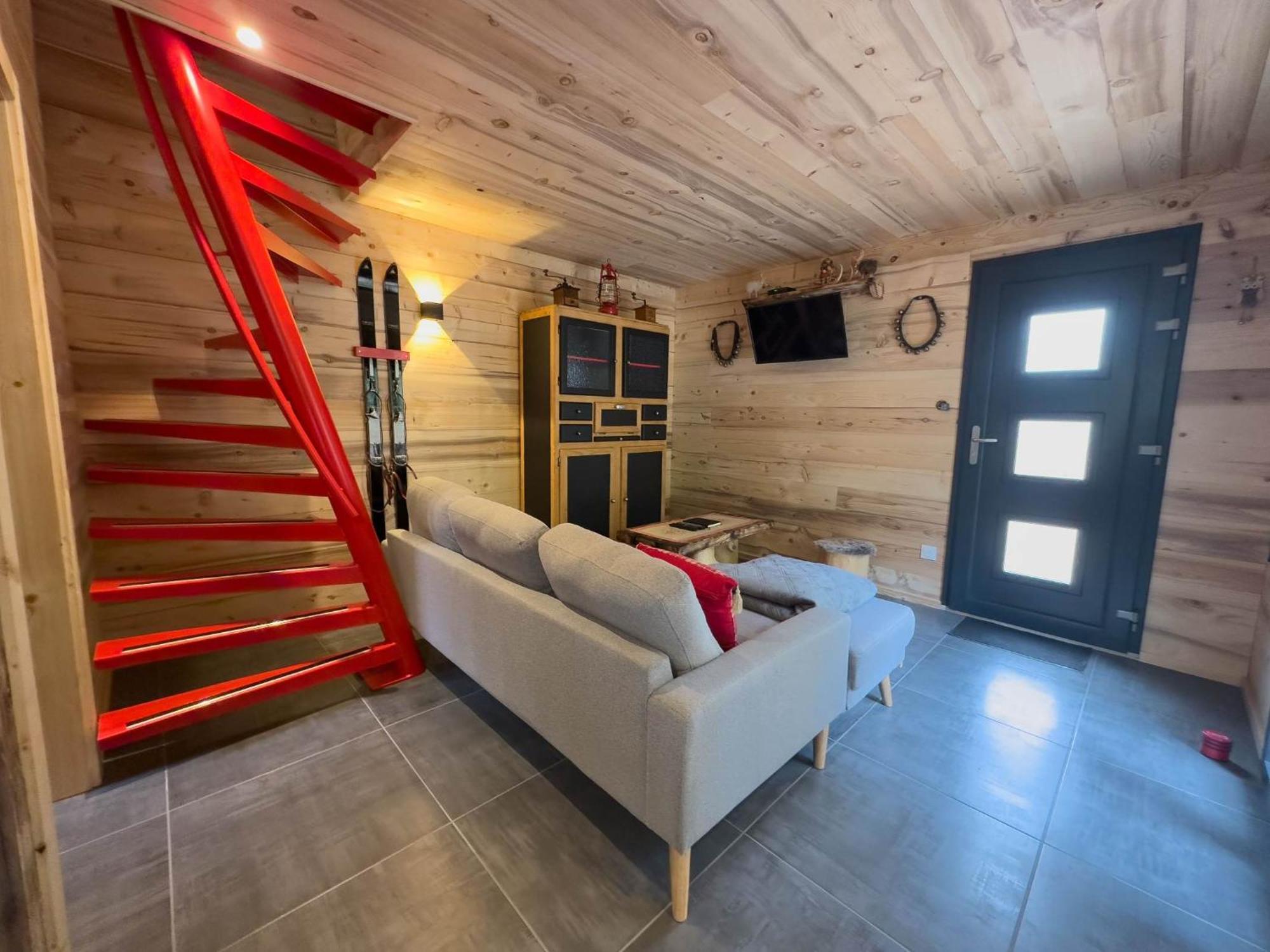 Le Refuge Perche Du Saut De La Bourrique Spa, Terrain Cloture Gérardmer Exteriér fotografie